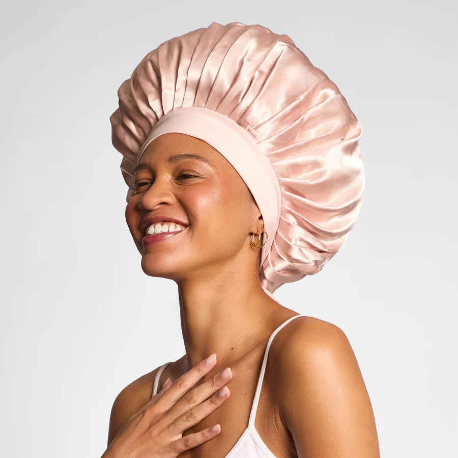 Oversized Satin Bonnet