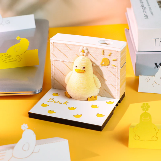 Sitting Lucky Duck Omoshiroi Notepad