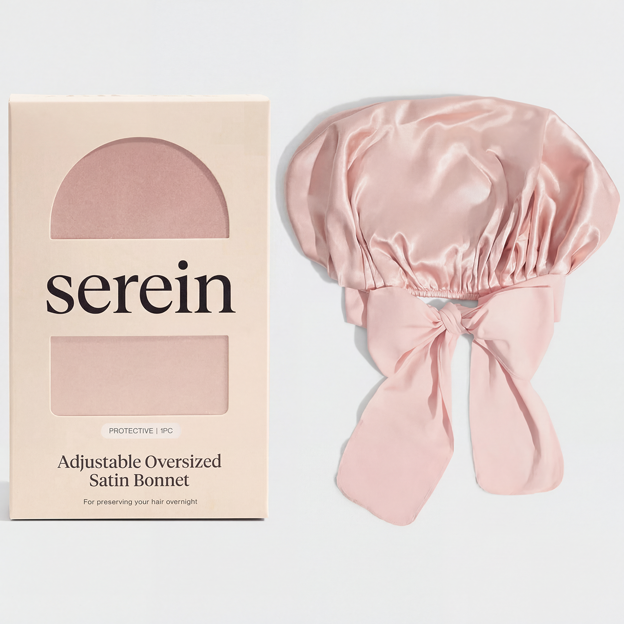 Oversized Satin Bonnet